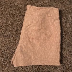 Blush patterned shorts